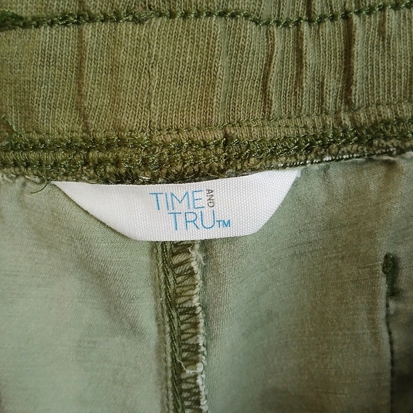 Time and Tru Green Sweatpants Joggers - Picture 3 of 4